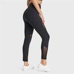 Superfit Diwo Pro With Mesh Detailing - High Waisted - 7/8 Length - Black - Freddy Australia