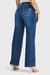 N.O.W® Denim Limited Edition - High Waisted - Wide Leg - Dark Blue + Yellow Stitching