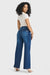 N.O.W® Denim Limited Edition - High Waisted - Wide Leg - Dark Blue + Yellow Stitching