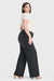 N.O.W® Denim Limited Edition - High Waisted - Wide Leg - Black + Black Stitching