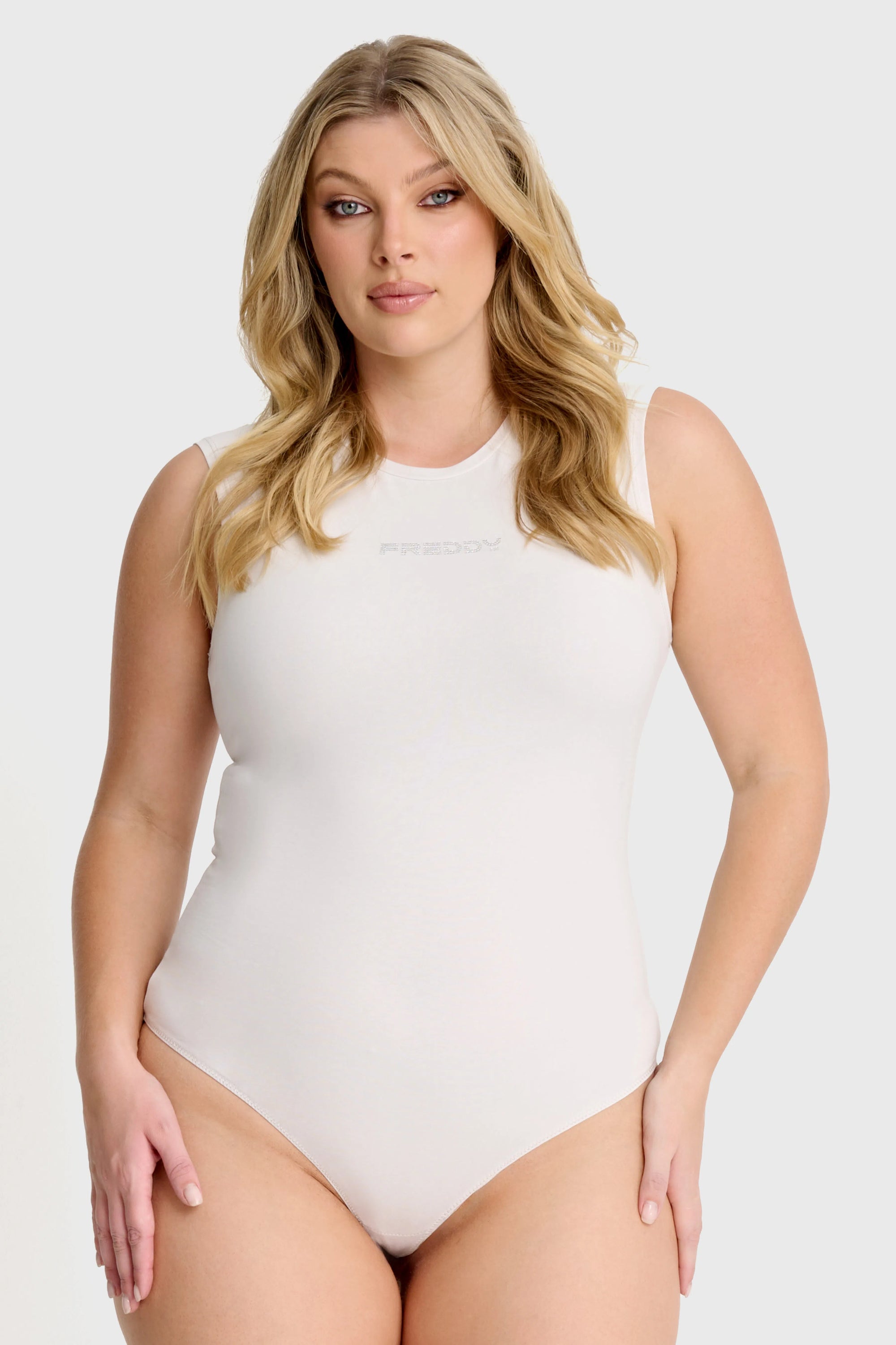 FREDDY Tank Bodysuit - Cream 1