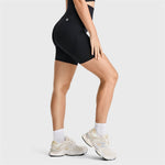 Seamless Biker Shorts - High Waisted - Black - Freddy Australia