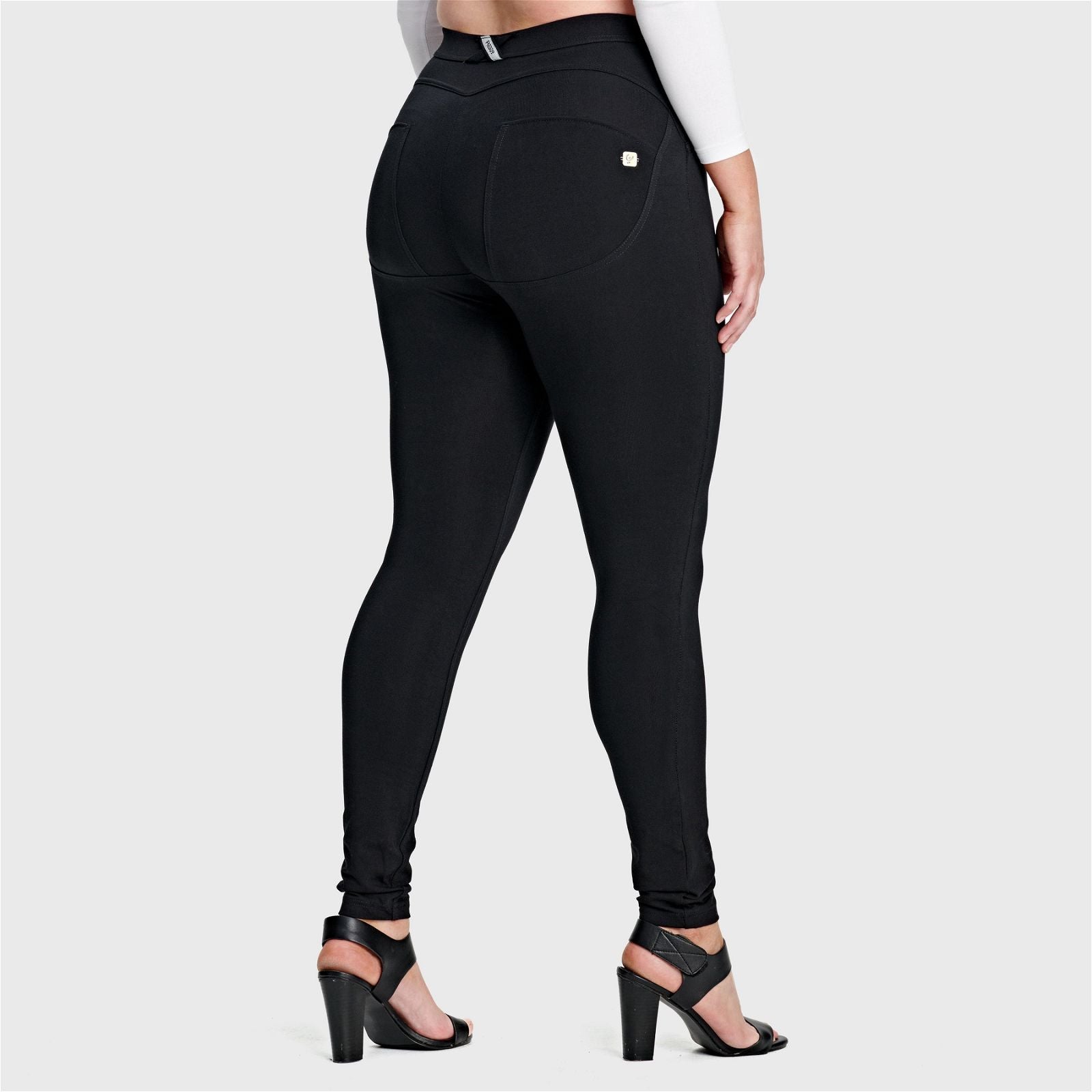 WR.UP® Curvy Fashion - High Waisted - Full Length - Black 2