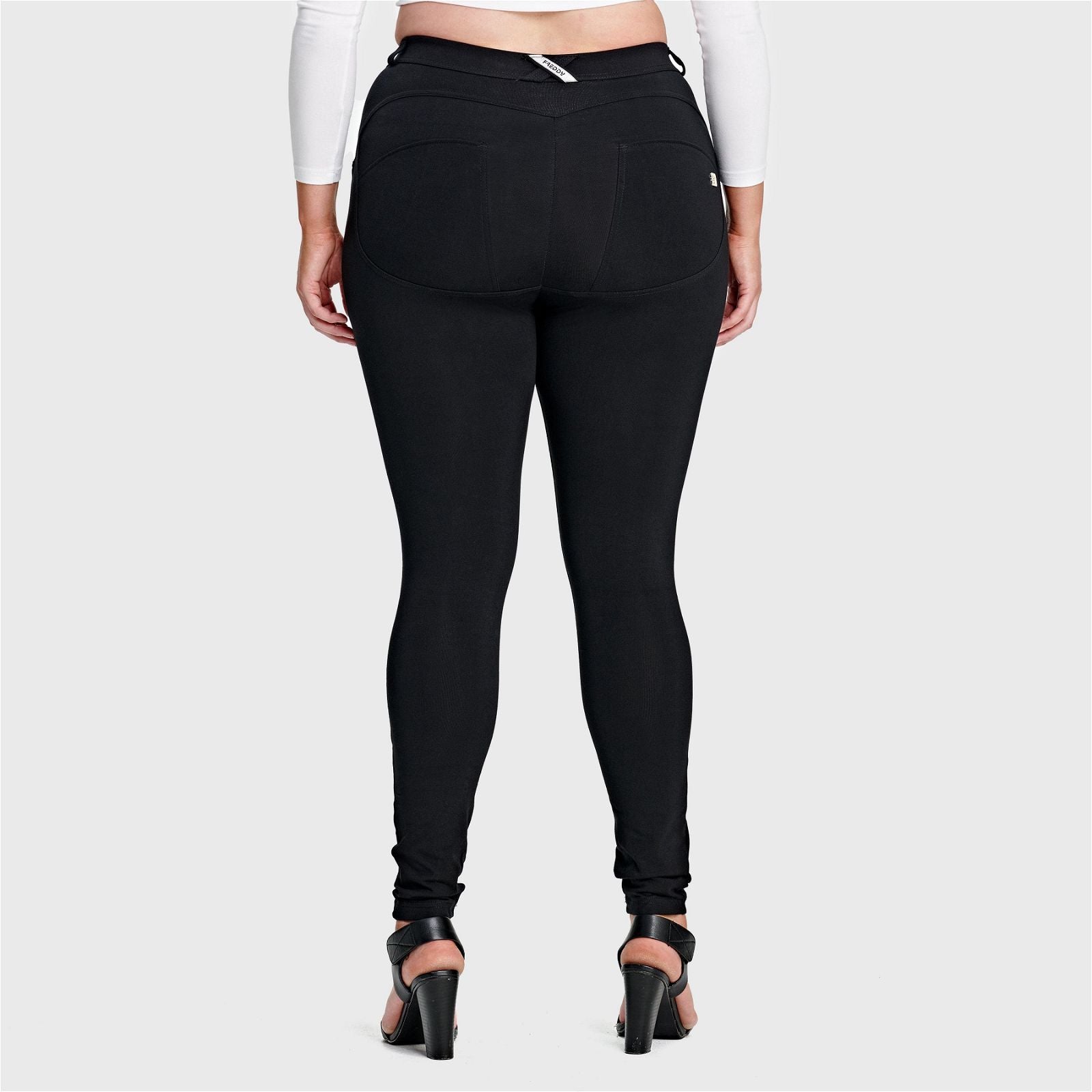 WR.UP® Curvy Fashion - High Waisted - Full Length - Black 3