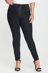 WR.UP® Denim - High Waisted - Full Length - Black + Black Stitching 10