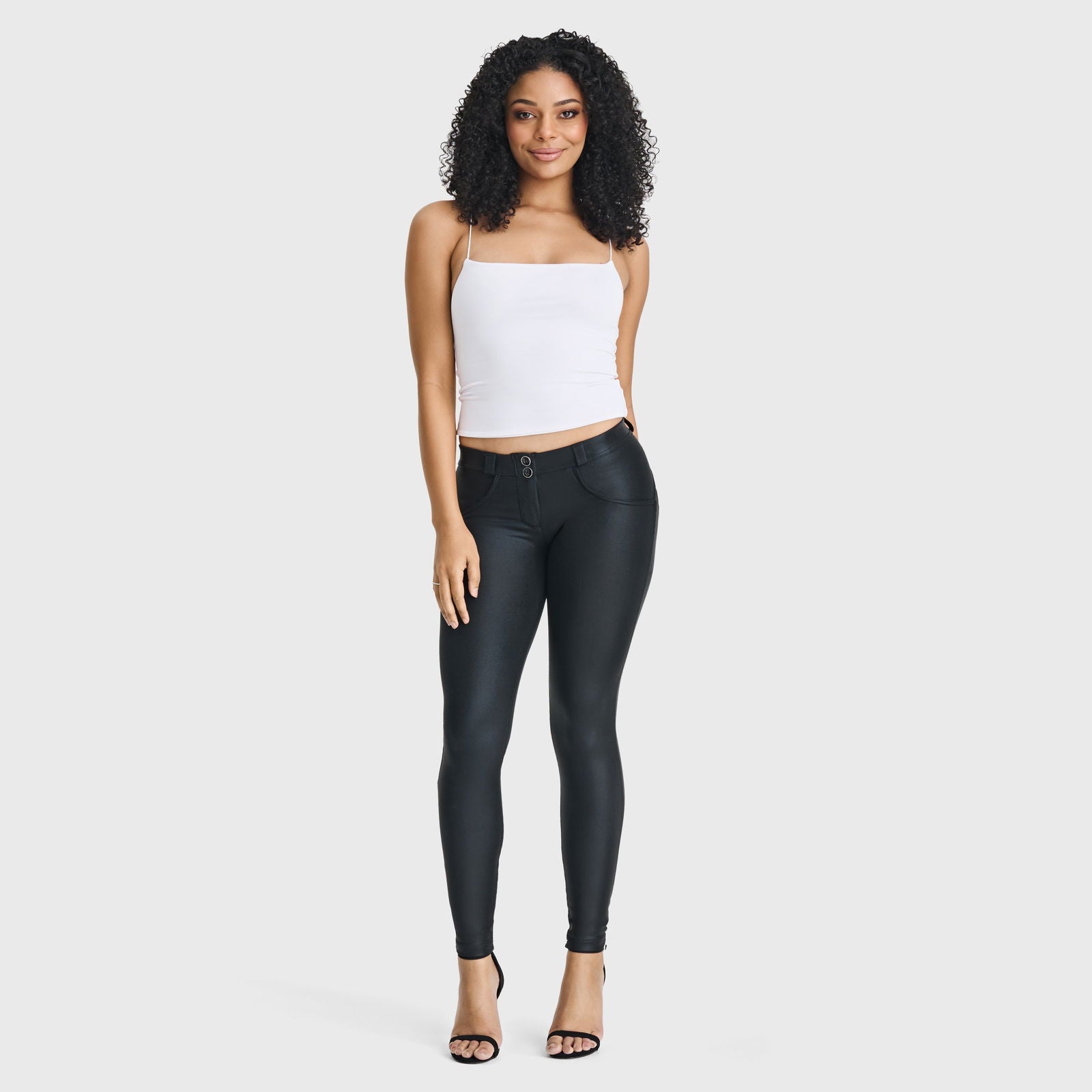 WR.UP® Disco Pants - Mid Rise - Full Length - Black 2