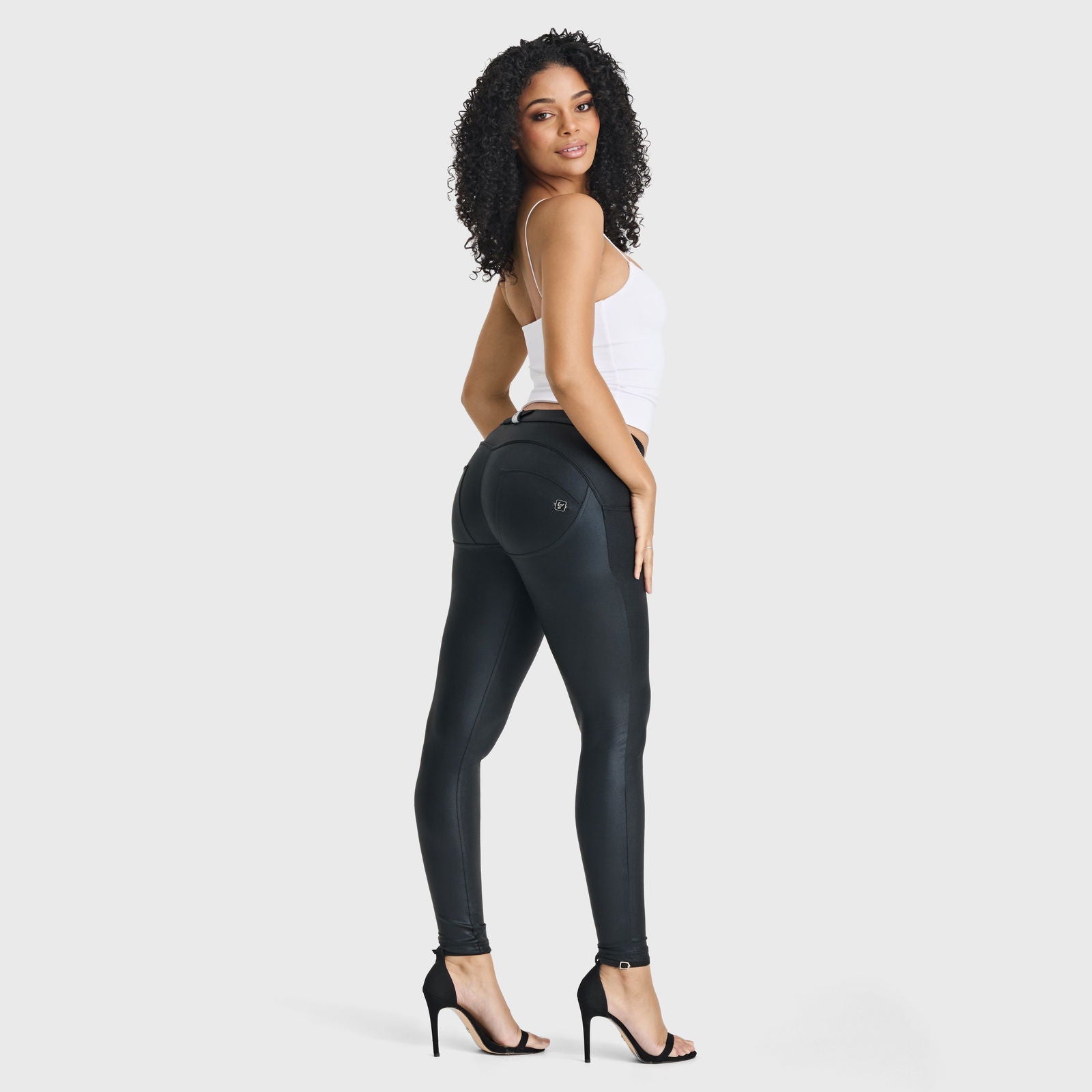 WR.UP® Disco Pants - Mid Rise - Full Length - Black 3