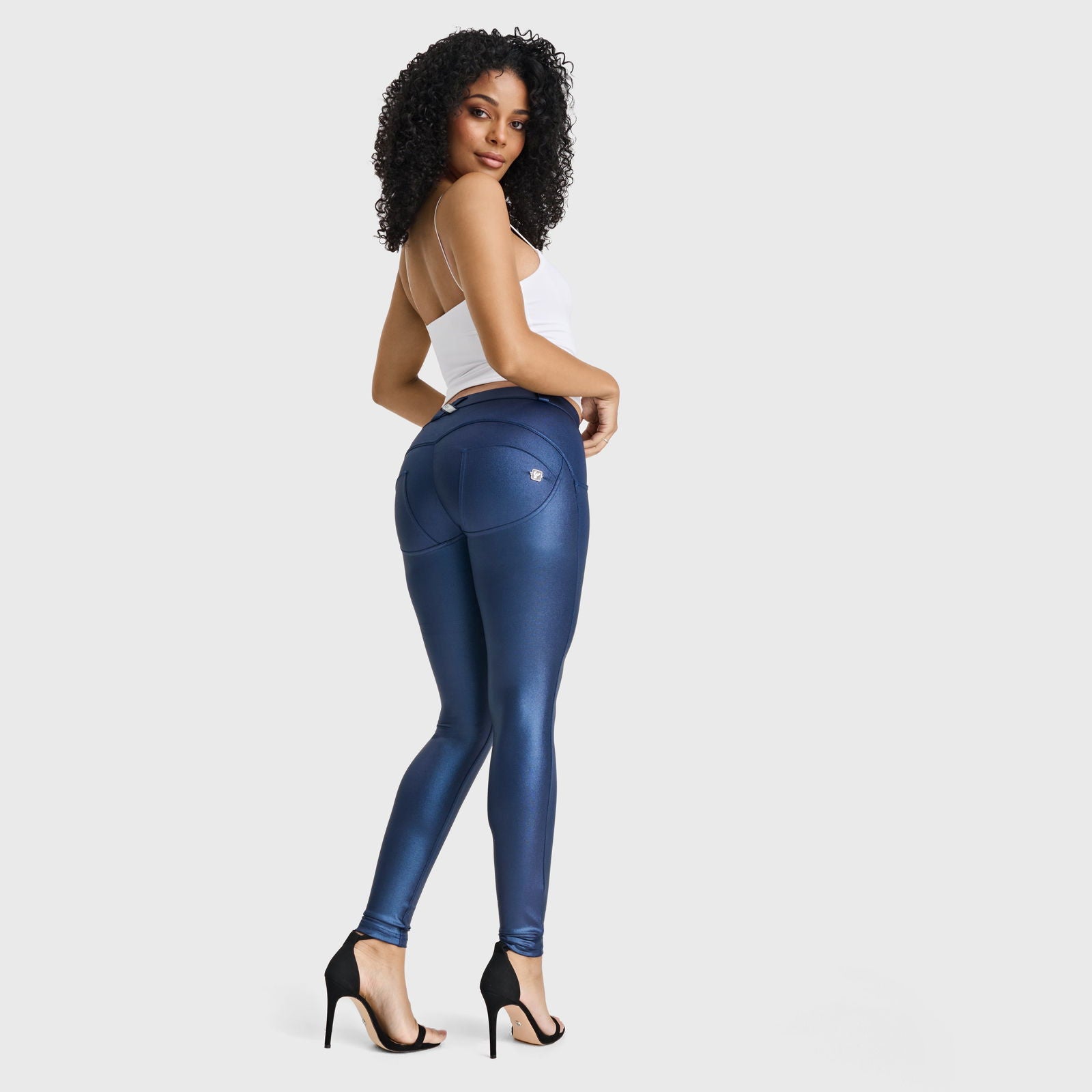 WR.UP® Disco Pants - Mid Rise - Full Length - Navy Blue 2