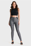 WR.UP® Jacquard - High Waisted - Full Length - Grey 3