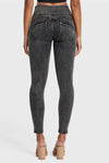 WR.UP® SNUG Jeans - High Waisted - Full Length - Washed Black + Black Stitching 12