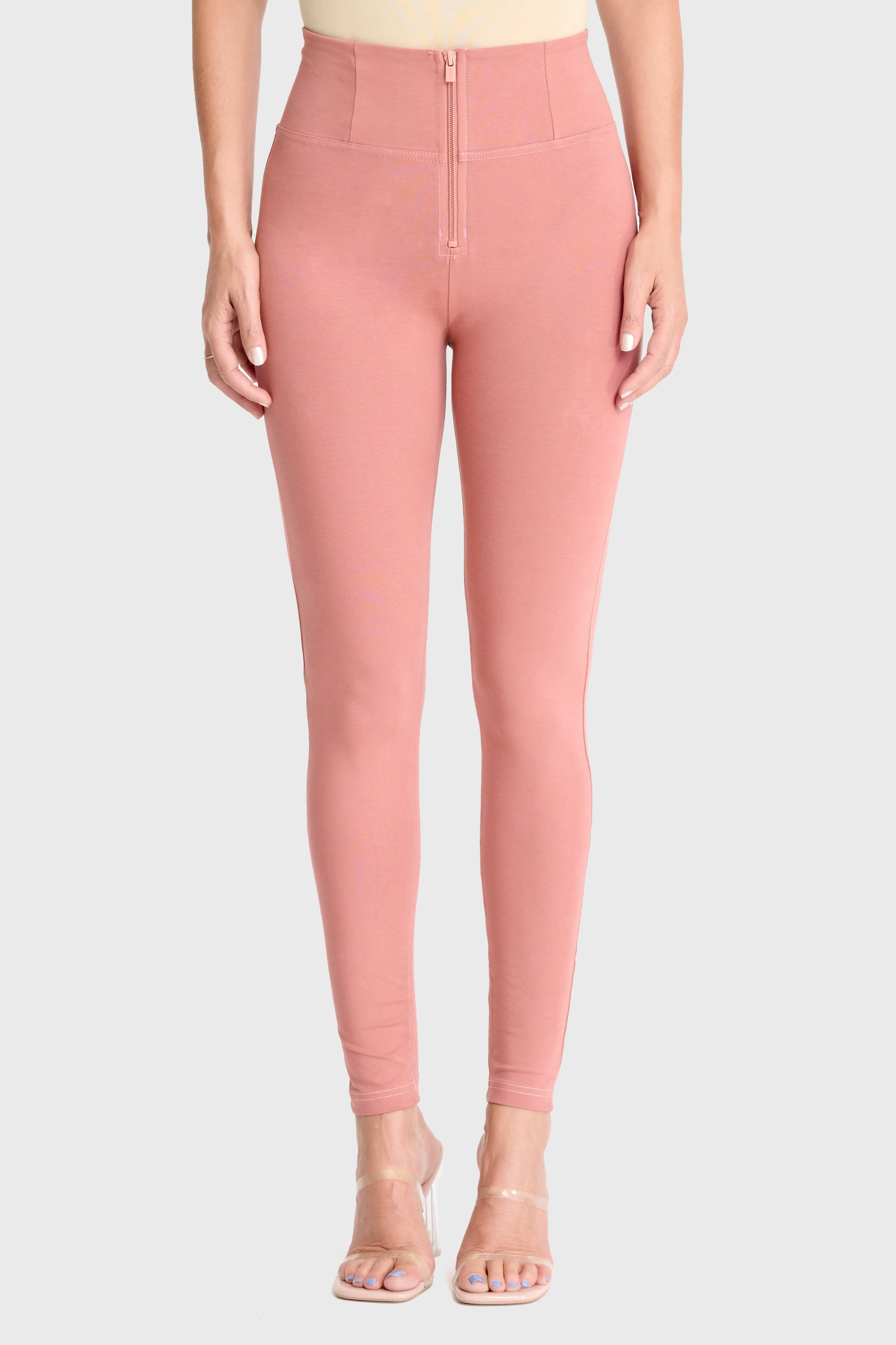 WRUP Fashion - High Waisted - Full Length - Dusty Rose 3