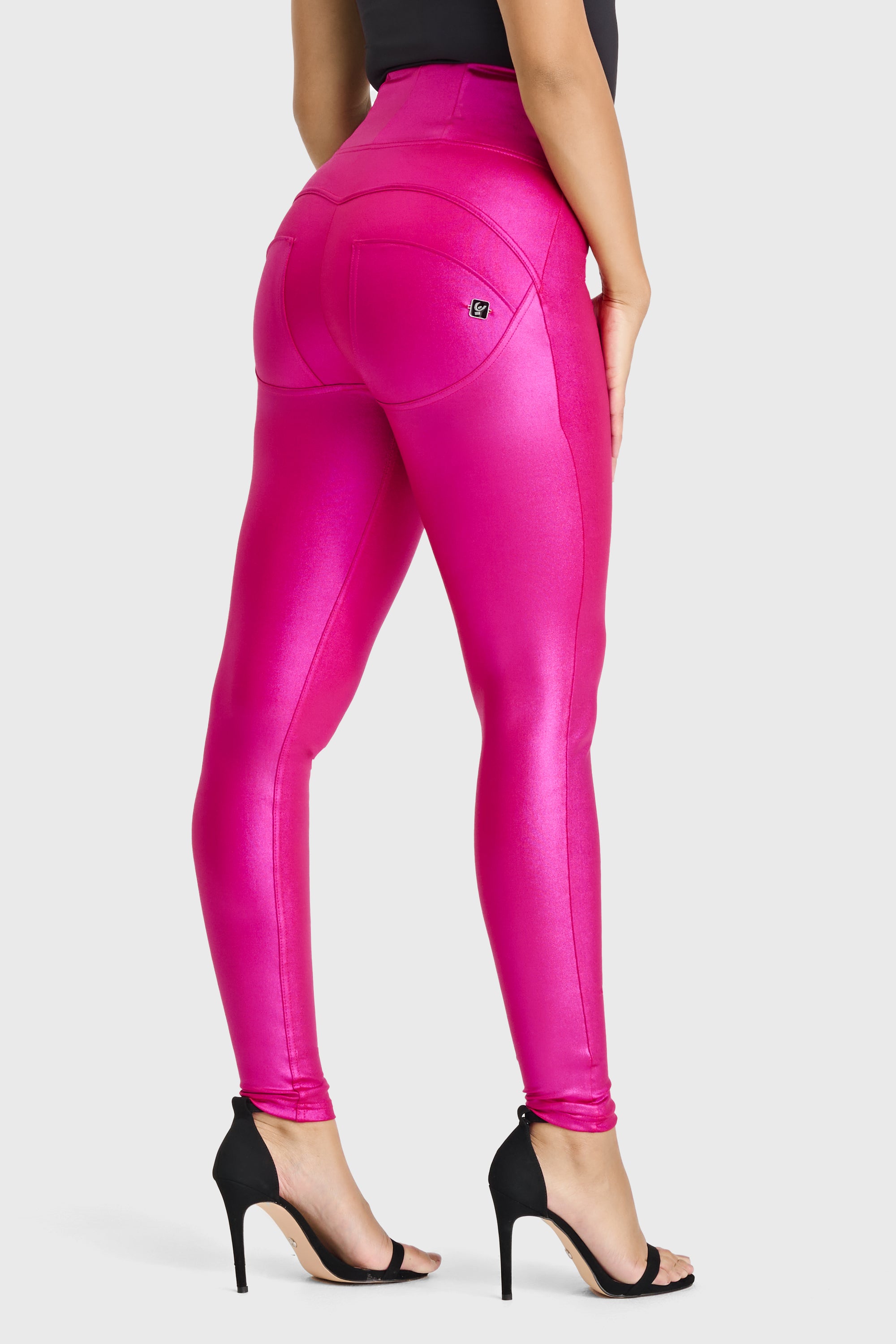 WR.UP® Disco Pants - Super High Waisted - Full Length - Hot Pink