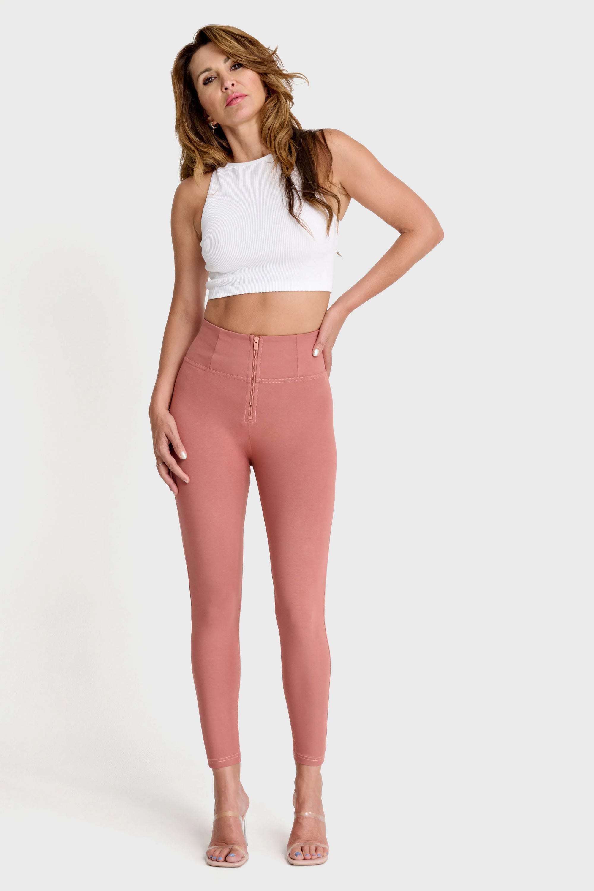 WR.UP® Fashion - High Waisted - 7/8 Length - Dusty Rose 3