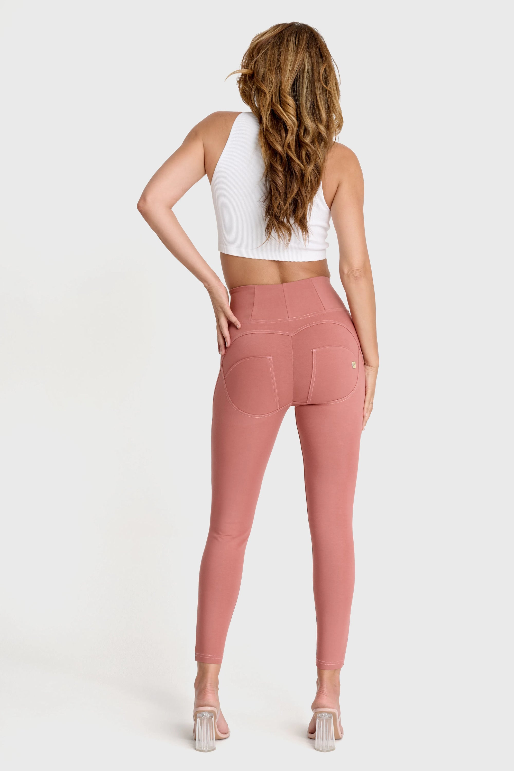 WR.UP® Fashion - High Waisted - 7/8 Length - Dusty Rose 2