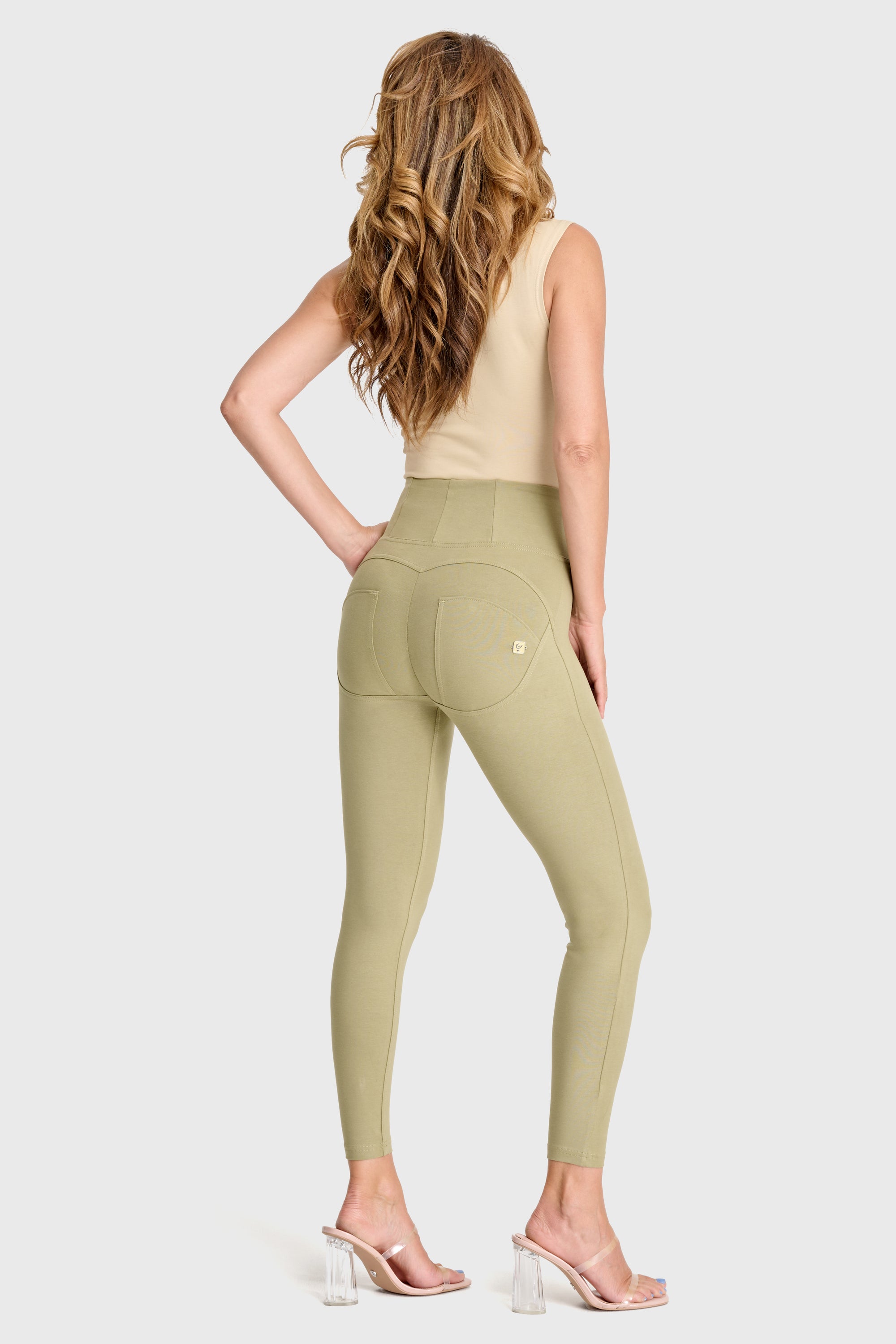 WR.UP® Fashion - High Waisted - 7/8 Length - Sage Green 2