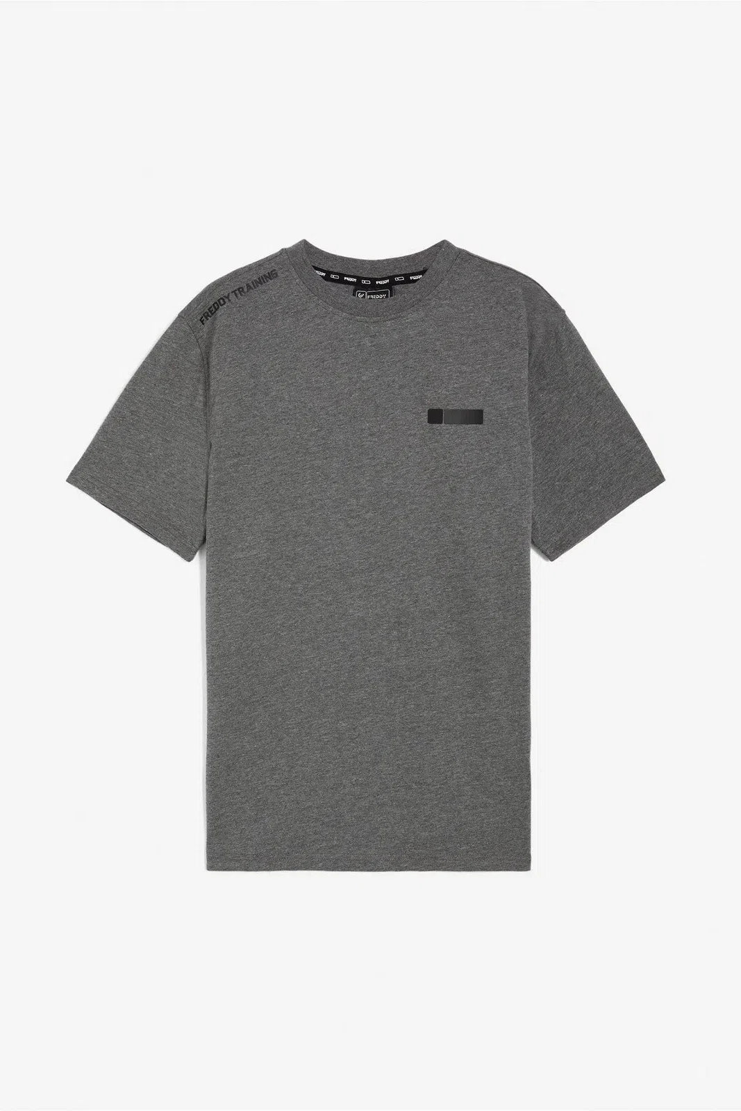 Men's Cotton T Shirt - Dark Melange Grey 2