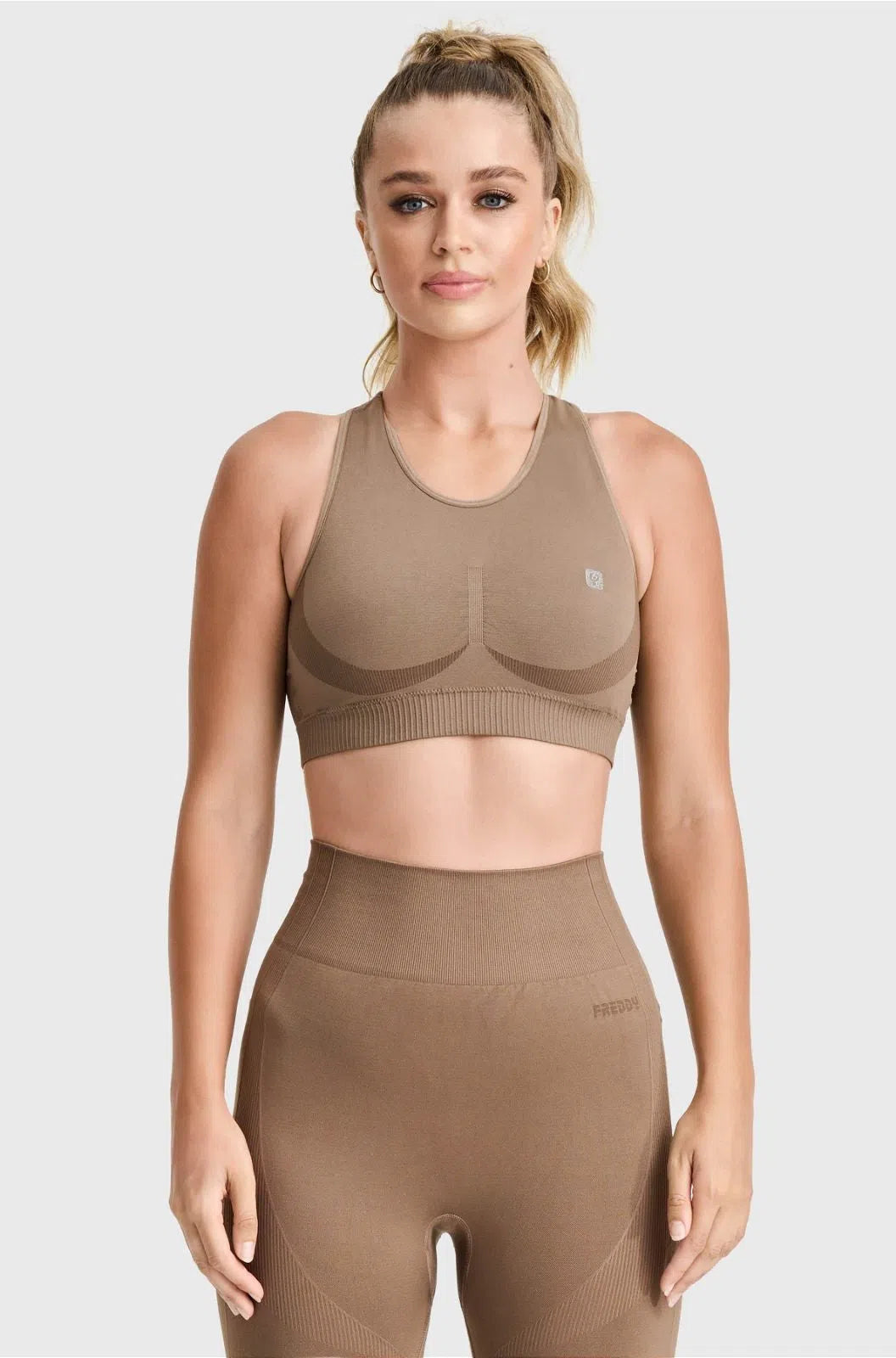 Seamless Sports Bra - Mocha