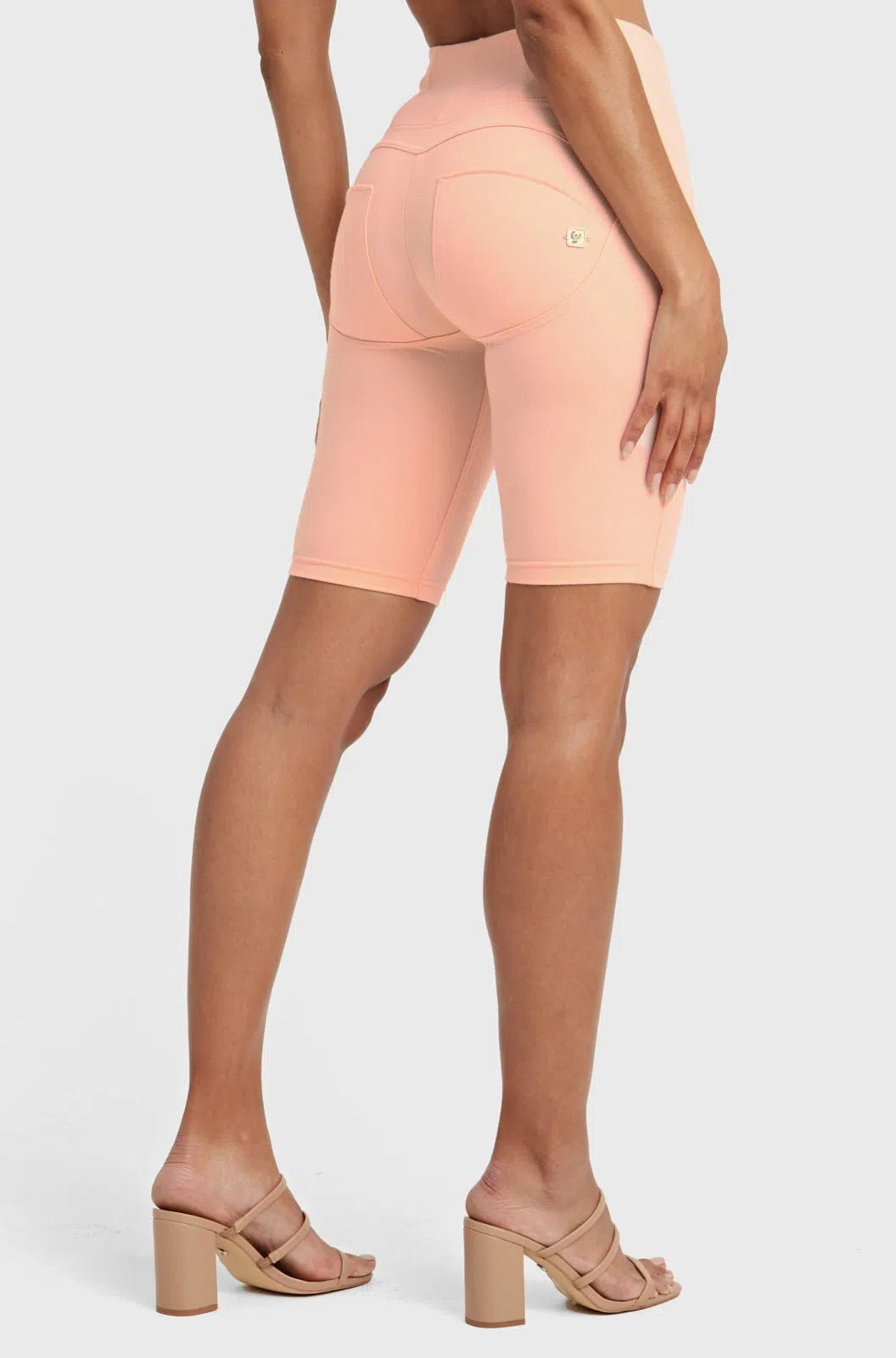 WR.UP® Drill Limited Edition - High Waisted - Biker Shorts - Peach