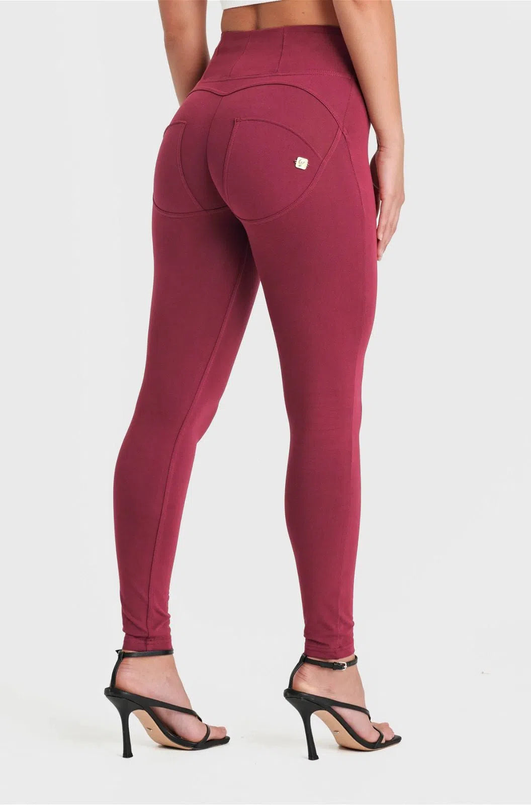 WR.UP® Fashion - High Waisted - Full Length - Burgundy