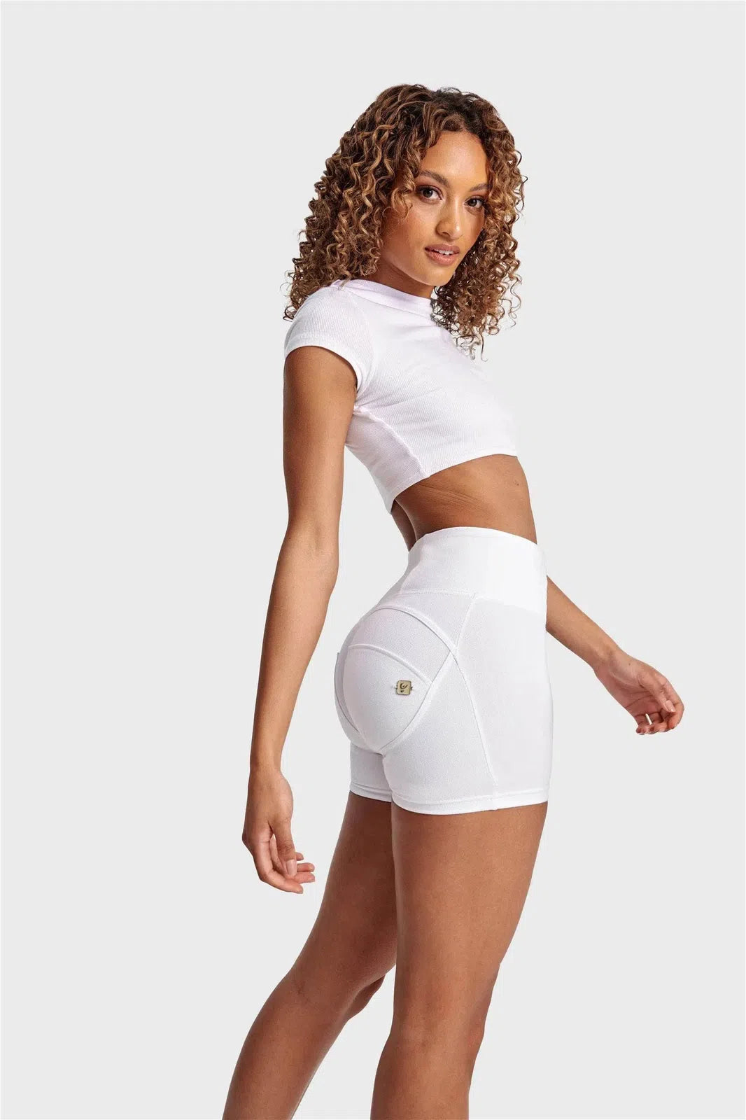 WR.UP® Fashion - High Waisted - Shorts - White 2