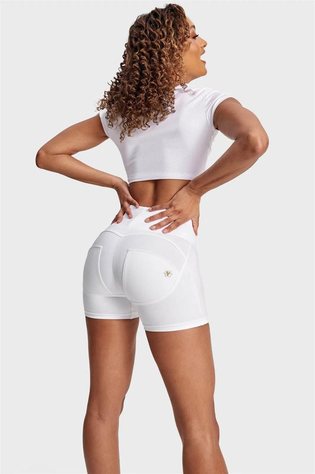 WR.UP® Fashion - High Waisted - Shorts - White 3