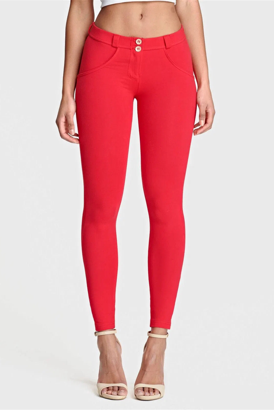 WR.UP® Fashion - Mid Rise - Full Length - Red 3