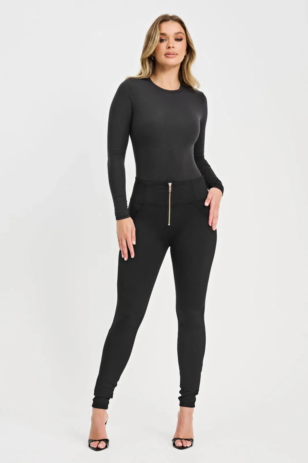 WR.UP® Fleece Lined Fashion - High Waisted - Full Length - Black 1