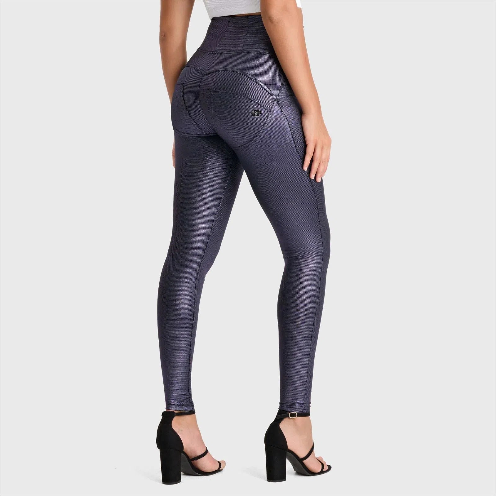 WR.UP® Metallic Lurex - Super High Waisted - Full Length - Ultra Violet 2