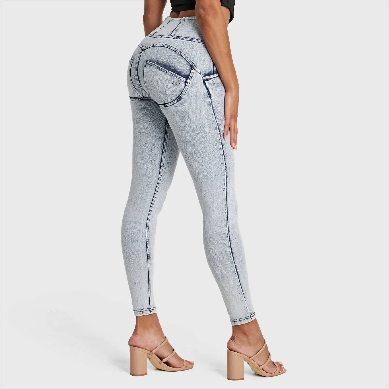 WR.UP® SNUG Jeans - High Waisted - Full Length - Acid Wash 2