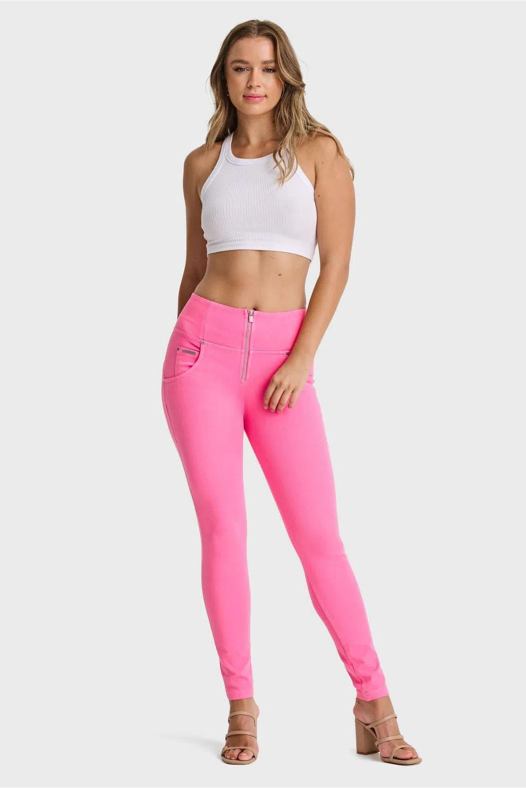 WR.UP® SNUG Jeans - High Waisted - Full Length - Candy Pink 3